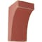 Ekena Millwork 5 1/4"W x 6"D x 10"H Clarksville Wood Vintage Decor Bracket, Salvage Red BKTWD05X06X10CVRD - alternate 1